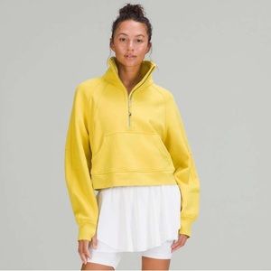 Lululemon Oversized Scuba Half Zip Funnel Neck - Soleil